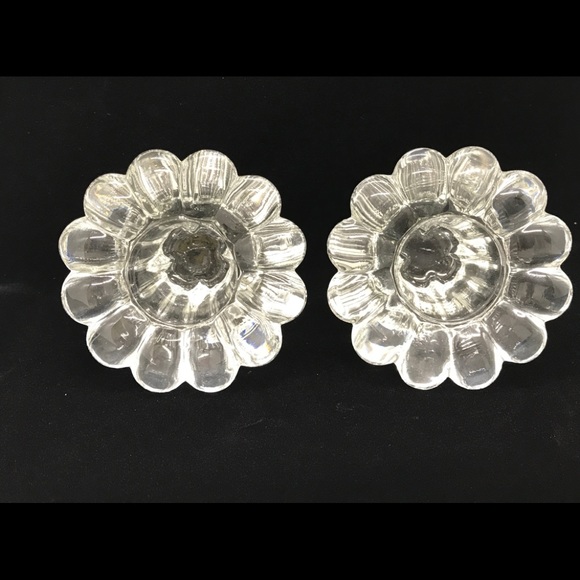 Forever Crystal Set Of 2 Candle/Votive Holders NEW - Picture 4 of 6
